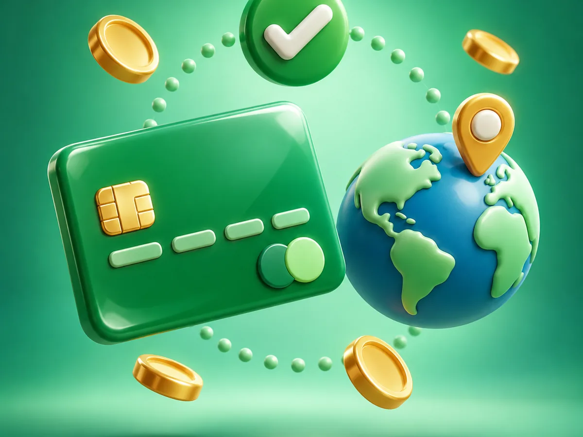 3D clay illustration of a card being used for an online subscription payment