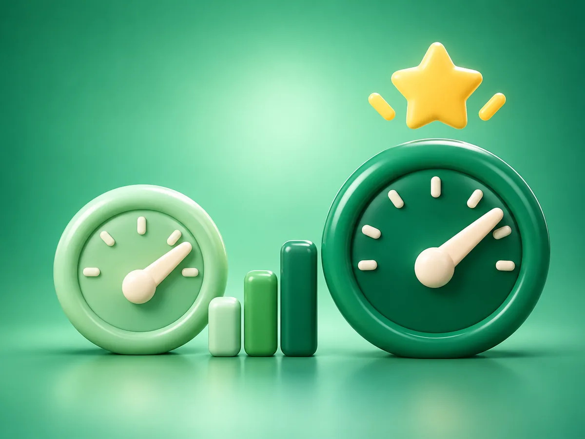 3D clay illustration of two gauges representing ChatGPT Pro 5x and Pro 20x tiers